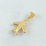 Dije Avion 0.4gr / 1.9cm / Oro Amarillo 18K *