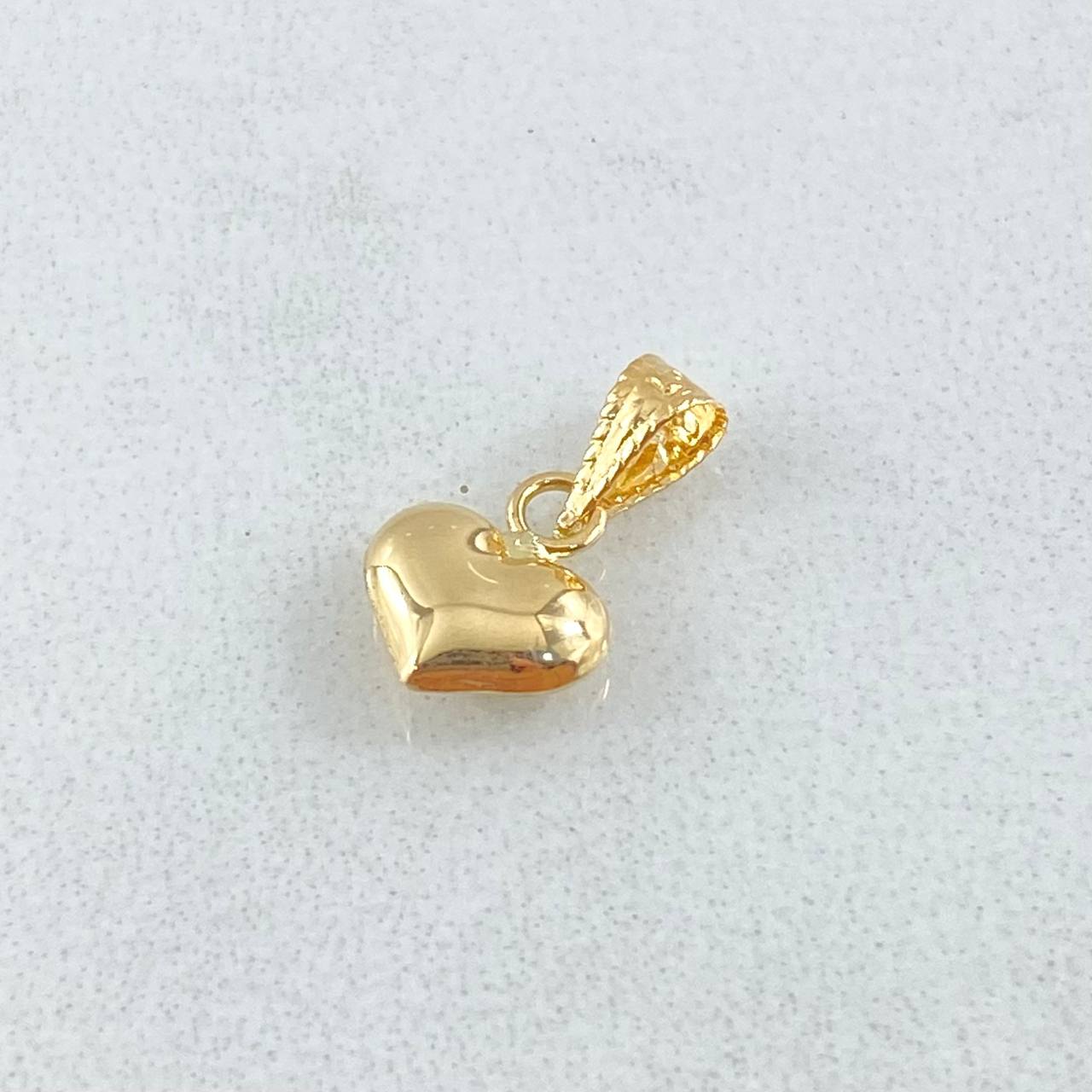 Dije Corazon 0.25gr / 1.3cm / Oro Amarillo 18K *