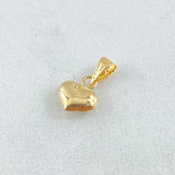 Dije Corazon 0.25gr / 1.3cm / Oro Amarillo 18K *