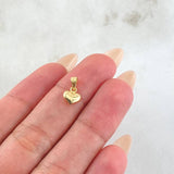 Dije Corazon 0.25gr / 1.3cm / Oro Amarillo 18K *