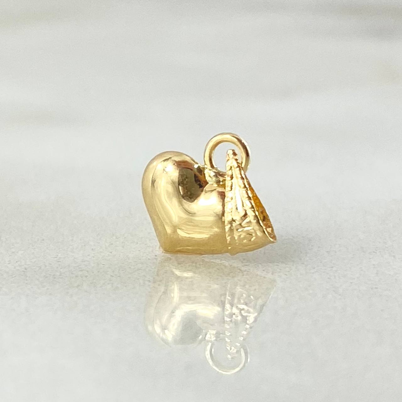Dije Corazon 0.25gr / 1.3cm / Oro Amarillo 18K *
