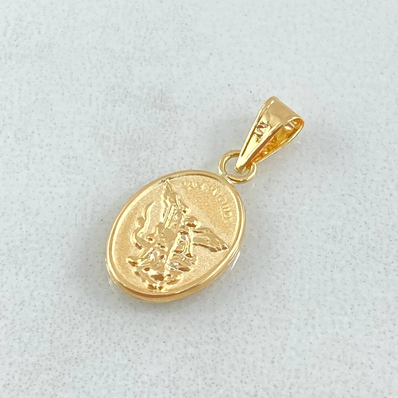 Dije San Miguel Arcángel 0.55gr / 2cm / Oro Amarillo 18K *