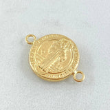 Herraje San Benito 1.15gr / 2.2cm / Oro Amarillo 18K