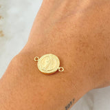 Herraje San Benito 1.15gr / 2.2cm / Oro Amarillo 18K