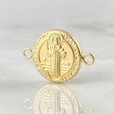 Herraje San Benito 1.15gr / 2.2cm / Oro Amarillo 18K