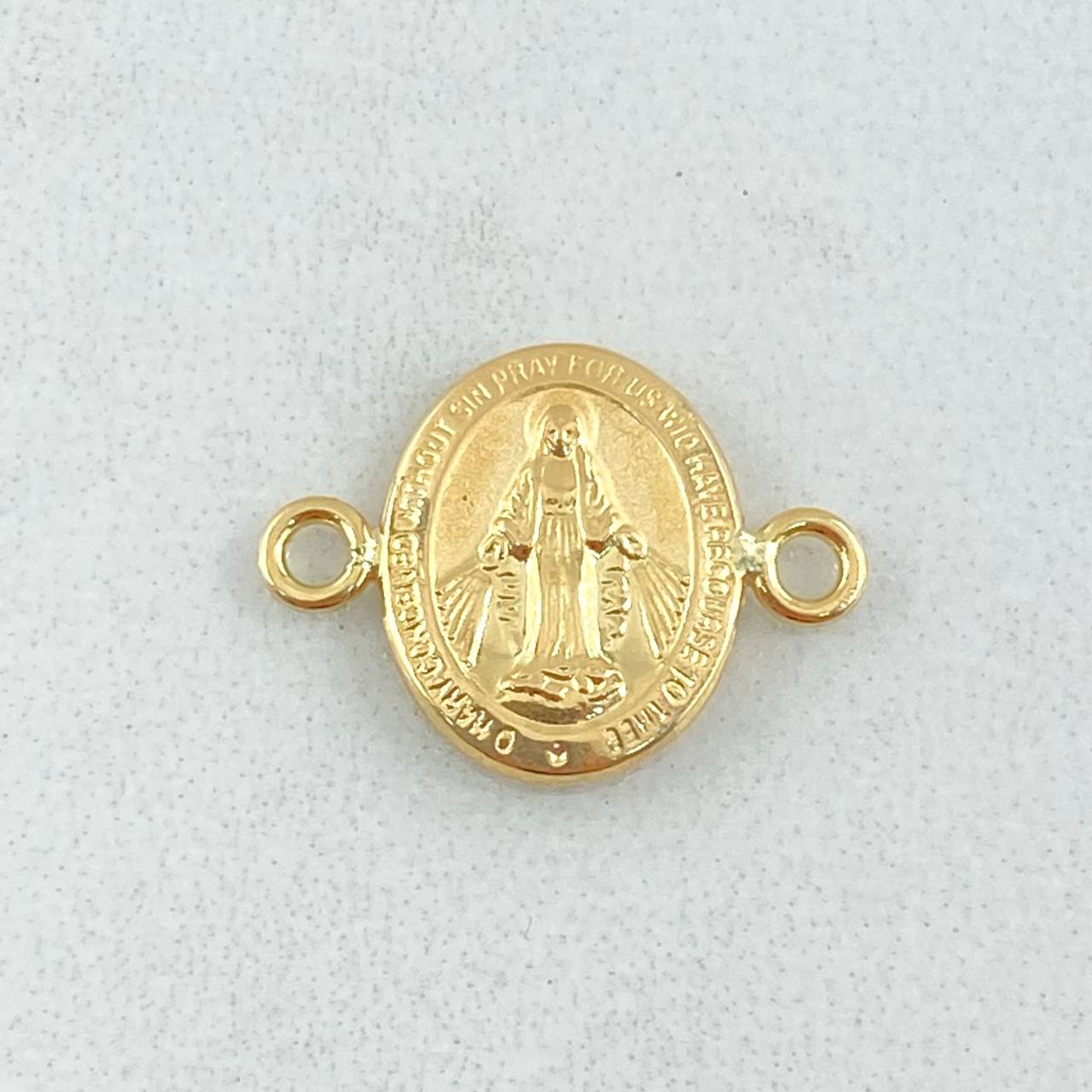 Herraje Virgen Milagrosa 0.6gr / 1.7cm / Oro Amarillo 18K *