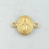 Herraje Virgen Milagrosa 0.6gr / 1.7cm / Oro Amarillo 18K *