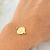 Herraje Virgen Milagrosa 0.6gr / 1.7cm / Oro Amarillo 18K *