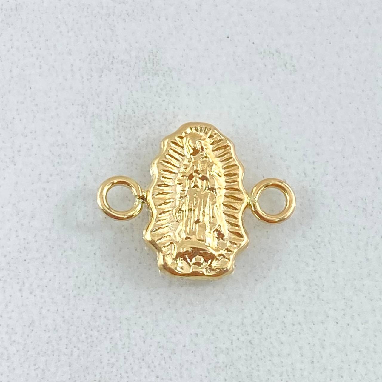 Herraje Silueta Virgen Guadalupe 0.45gr / 1.3cm / Oro Amarillo 18K ©
