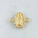 Herraje Silueta Virgen Guadalupe 0.45gr / 1.3cm / Oro Amarillo 18K ©