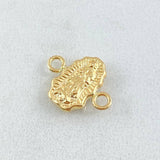 Herraje Silueta Virgen Guadalupe 0.45gr / 1.3cm / Oro Amarillo 18K ©