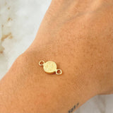 Herraje San Benito 0.45gr / 1.6cm / Oro Amarillo 18K