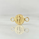 Herraje San Benito 0.45gr / 1.6cm / Oro Amarillo 18K