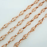 Cadena Rustica Nexus 28.25gr / 61.3cm / 4.55mm Oro Rosa 18K $