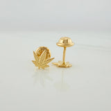 Topos Hoja 0.75gr / 6.4mm Oro Amarillo 18K &