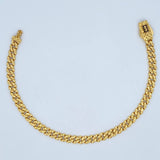 Pulso Cubano Infinito 6.45gr / 18.8cm / Oro Amarillo +4 18K $