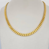 Cadena Cubana Infinito 19.15gr / 61cm / Oro Amarillo +4 18K $
