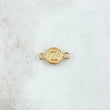 Herraje Letra Z 0.4gr / 1.5cm / Circulo texturizado Oro Amarillo 18K
