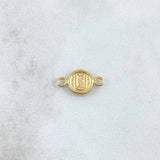 Herraje Letra U 0.4gr / 1.4cm-Circular Oro Amarillo 18K