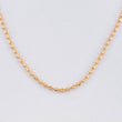 Cadena Militar Diamantada Media Luna 10 g / 60.5 cm / 2.45 mm Oro Rosa 18K