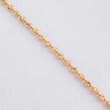 Cadena Militar Diamantada Media Luna 12.4 g / 70 cm / 2.45 mm Oro Rosa 18K