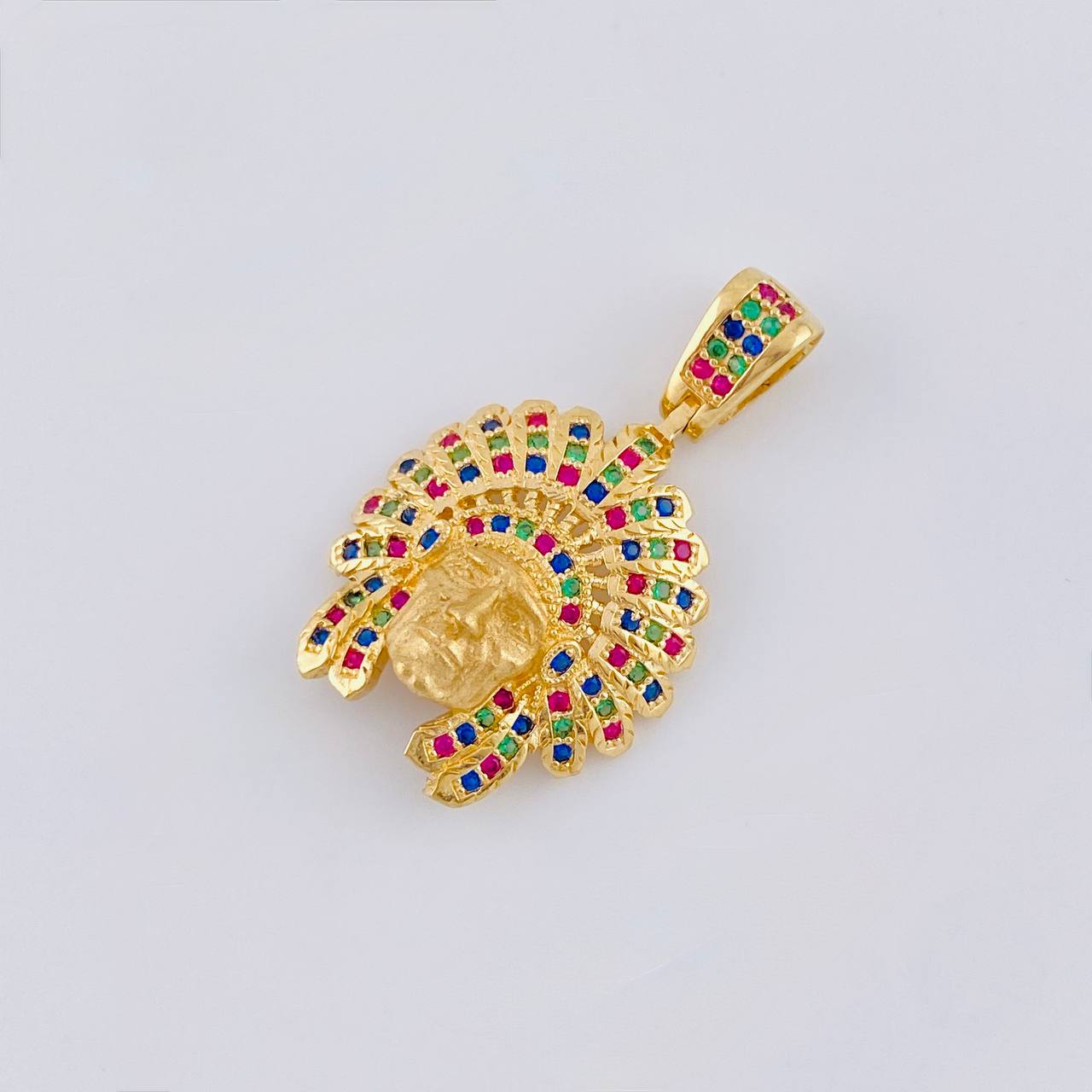 Dije Indio 4.3 g / 3 cm Oro Amarillo 18K