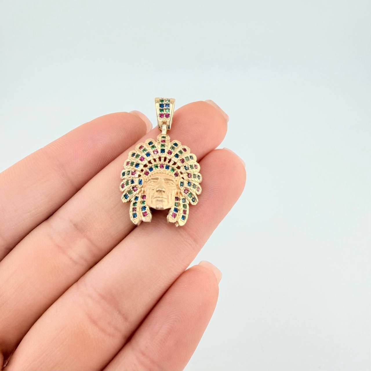 Dije Indio 4.3 g / 3 cm Oro Amarillo 18K