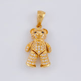 Dije Oso Articulado 4.55 g / 3 cm Oro Amarillo 18K