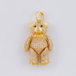 Dije Oso Reticulado 8.55 g / 3.5 cm Oro Amarillo 18K
