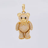 Dije Oso Reticulado 8.55 g / 3.5 cm Oro Amarillo 18K