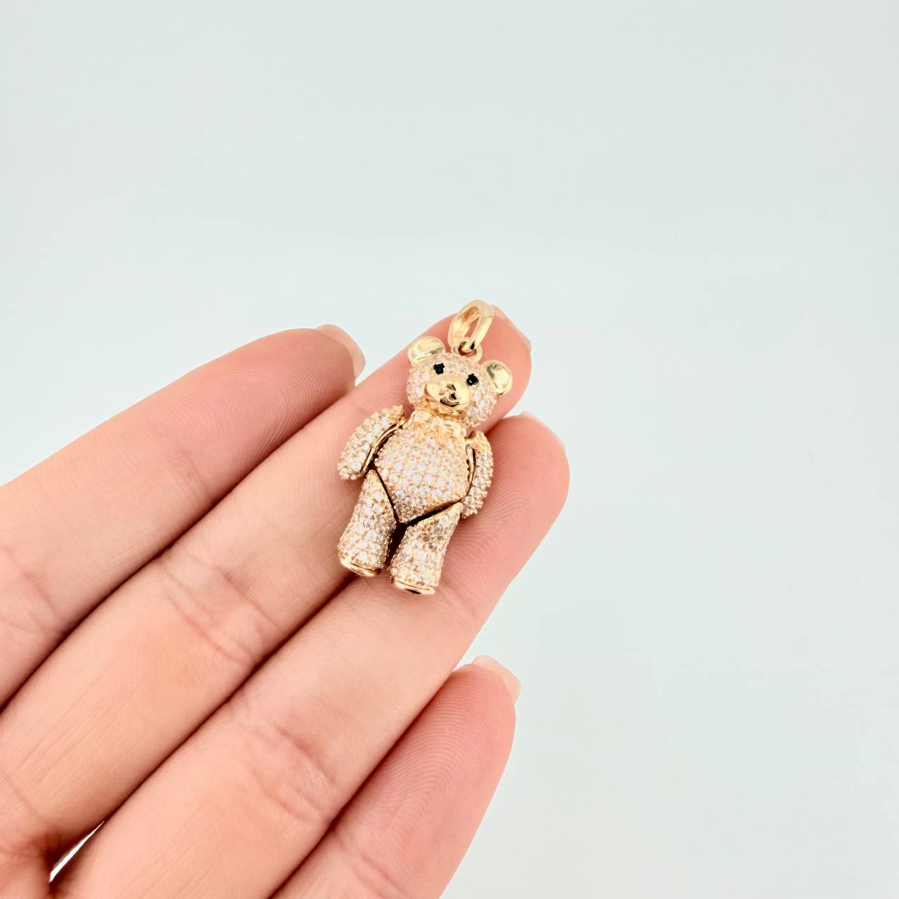 Dije Oso Reticulado 8.55 g / 3.5 cm Oro Amarillo 18K