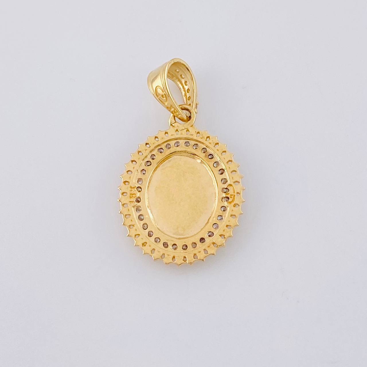 Dije San Miguel Arcangel 3 g / 2.5 cm Tres Oros 18K
