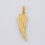 Dije Ala 2.95 g / 4 cm Dos Oros Amarillo Blanco 18K