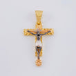Dije Cristo Señor De Los Milagros 4.9 g / 3.5 cm Tres Oros 18K