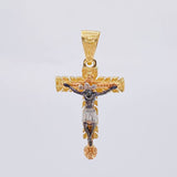 Dije Cristo Señor De Los Milagros 4.9 g / 3.5 cm Tres Oros 18K