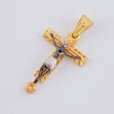 Dije Cristo Señor De Los Milagros 4.6 g / 3.5 cm Tres Oros 18K