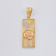 Dije Cien Dolares 3.35 g / 2 cm Tres Oros 18K