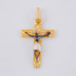 Dije Cristo Señor De Los Milagros 1.5 g / 2.7 cm Tres Oros 18K