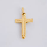 Dije Cristo Señor De Los Milagros 1.4 g / 2.7 cm Tres Oros 18K