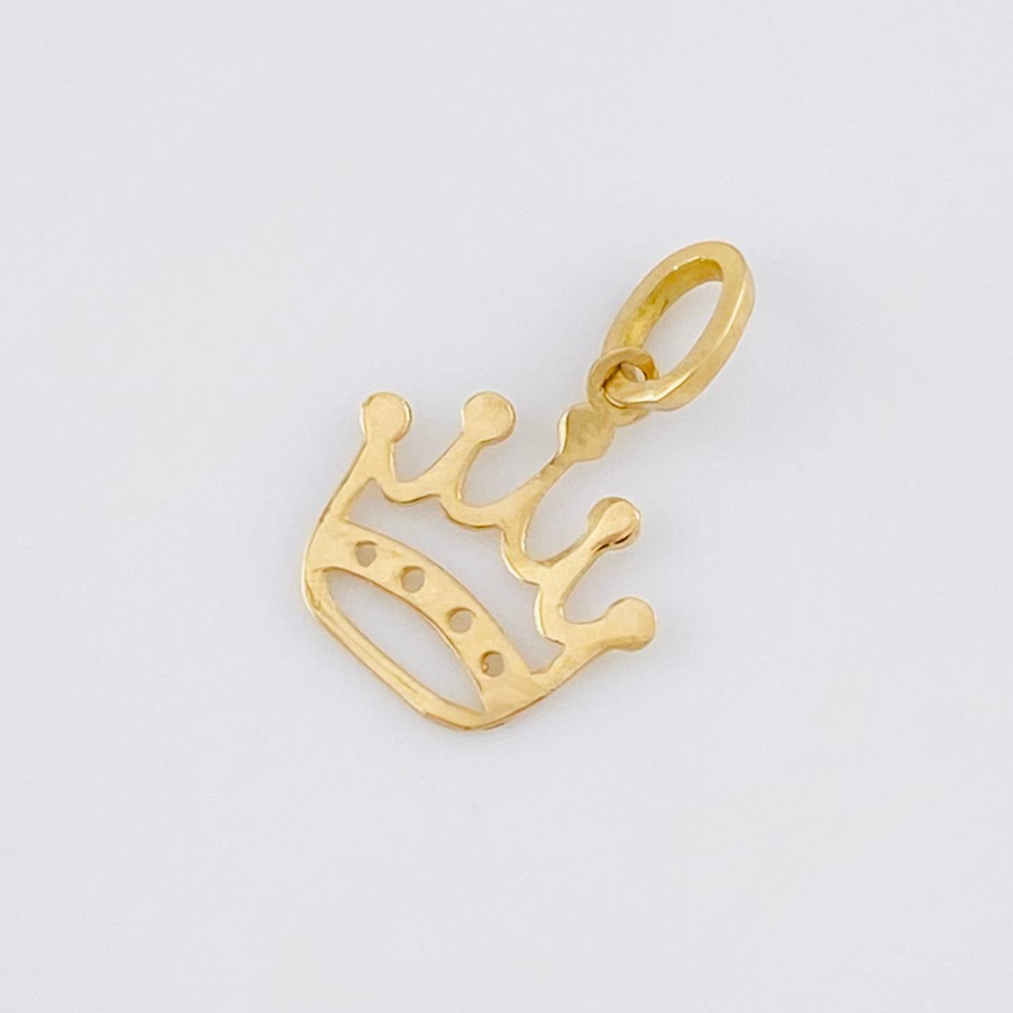 Dije Corona 0.2 g / 1.3 cm Oro Amarillo 18K