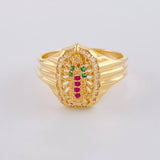Anillo Virgen De Guadalupe 4.1 g / T7 Oro Amarillo 18K
