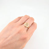 Anillo Virgen De Guadalupe 4.1 g / T7 Oro Amarillo 18K