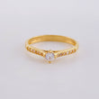 Anillo Solitario Cuatro Garras 2 g / T6 1/4 Oro Amarillo 18K