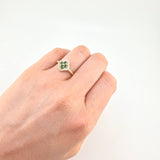 Anillo Trebol 2.85 g / T6 1/2 Oro Amarillo 18K