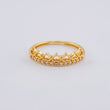 Anillo Corona Corazones 1.35 g / T6 Oro Amarillo 18K
