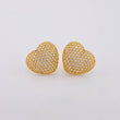 Topos Corazón Abultado 3.45 g / 14.2 mm Oro Amarillo 18K