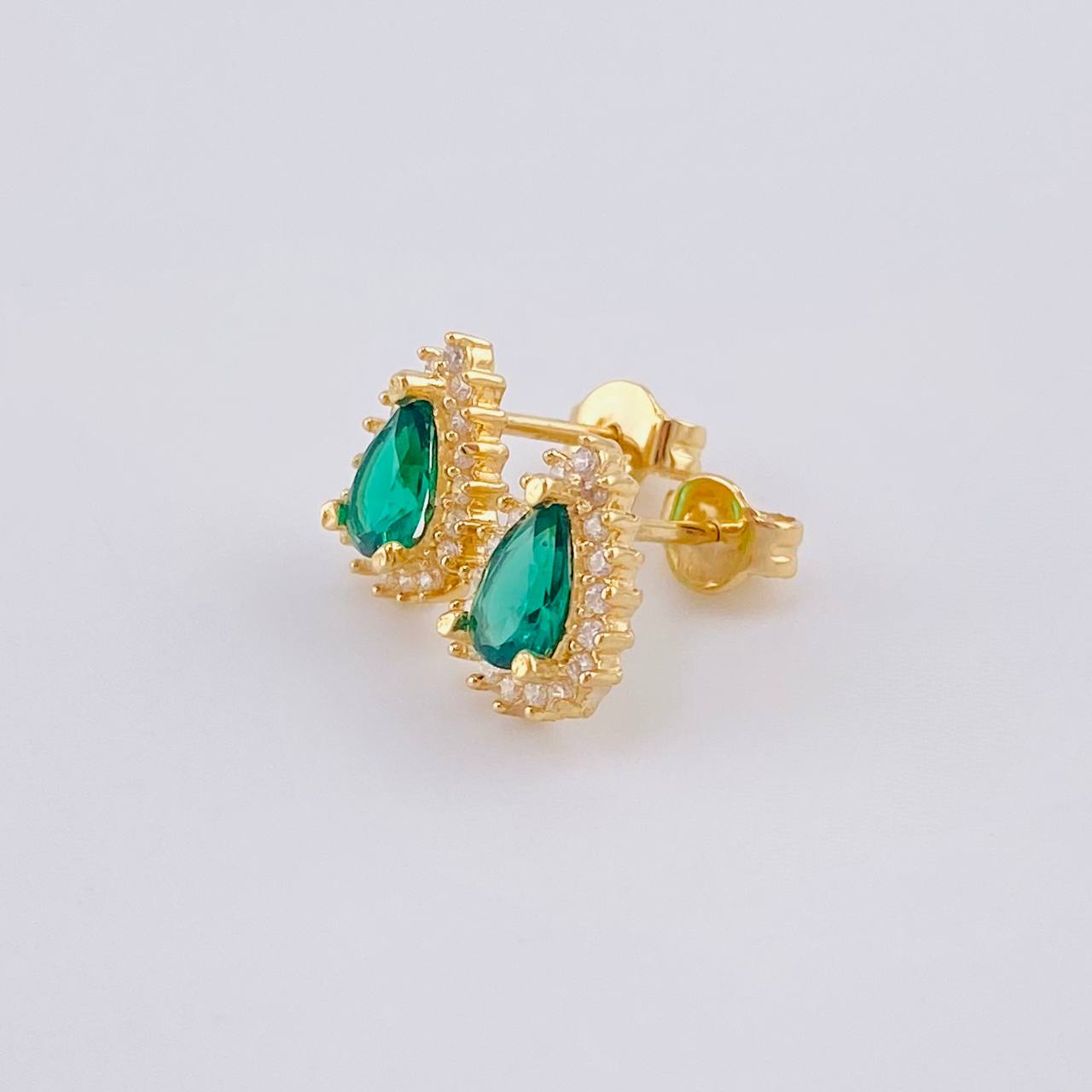 Topos Gota Halo 2 g / 7.5 mm Oro Amarillo 18K