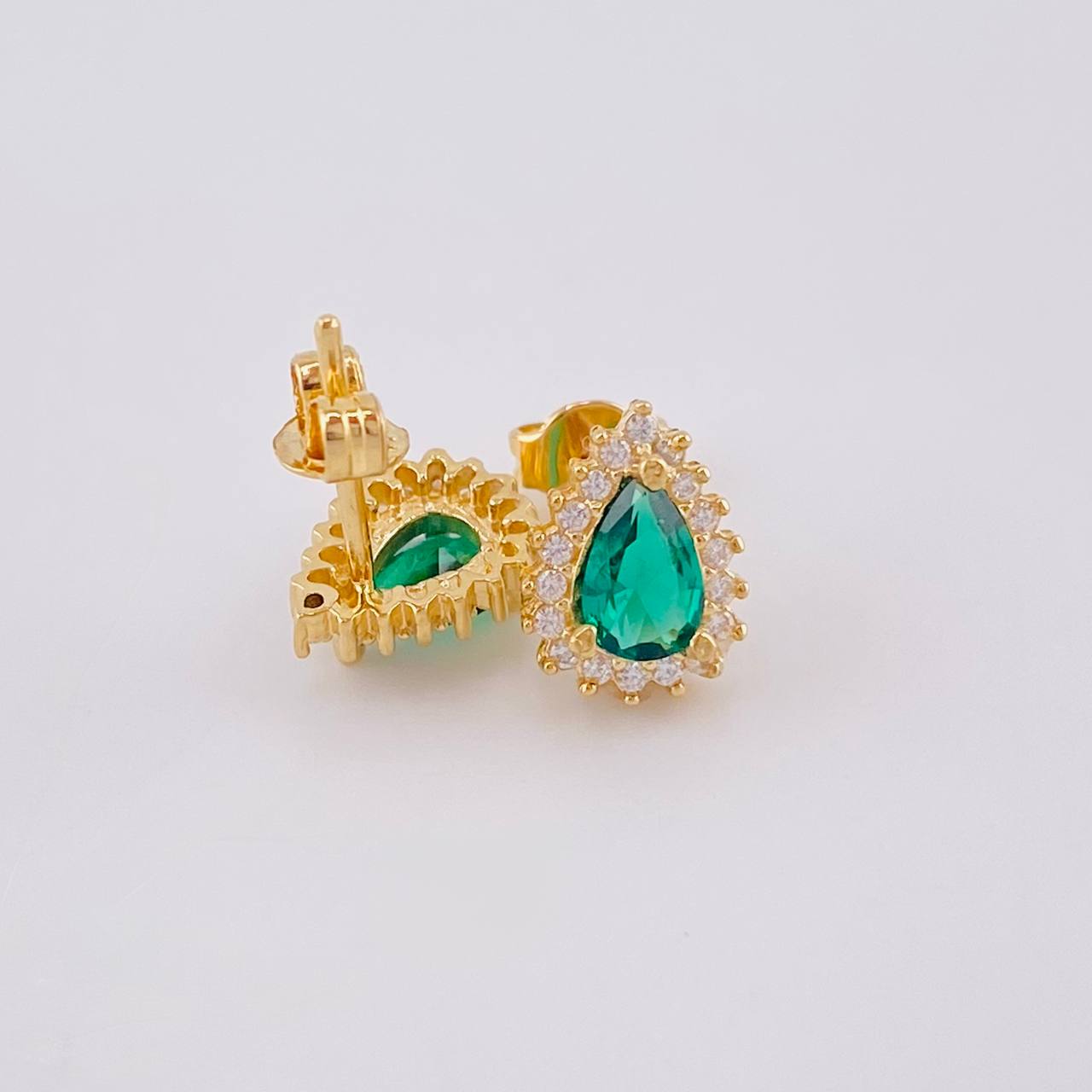 Topos Gota Halo 2 g / 7.5 mm Oro Amarillo 18K