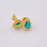 Topos Gota Halo 2 g / 7.5 mm Oro Amarillo 18K