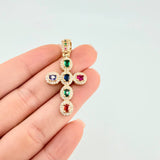 Dije Cruz Ovalo Tupida 5.8 g / 4.2 cm Oro Amarillo 18K